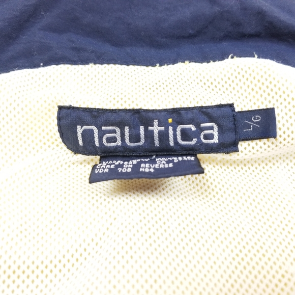 VTG 90's 00's Nautica Windbreaker Zip Up Jacket - Picture 9 of 14